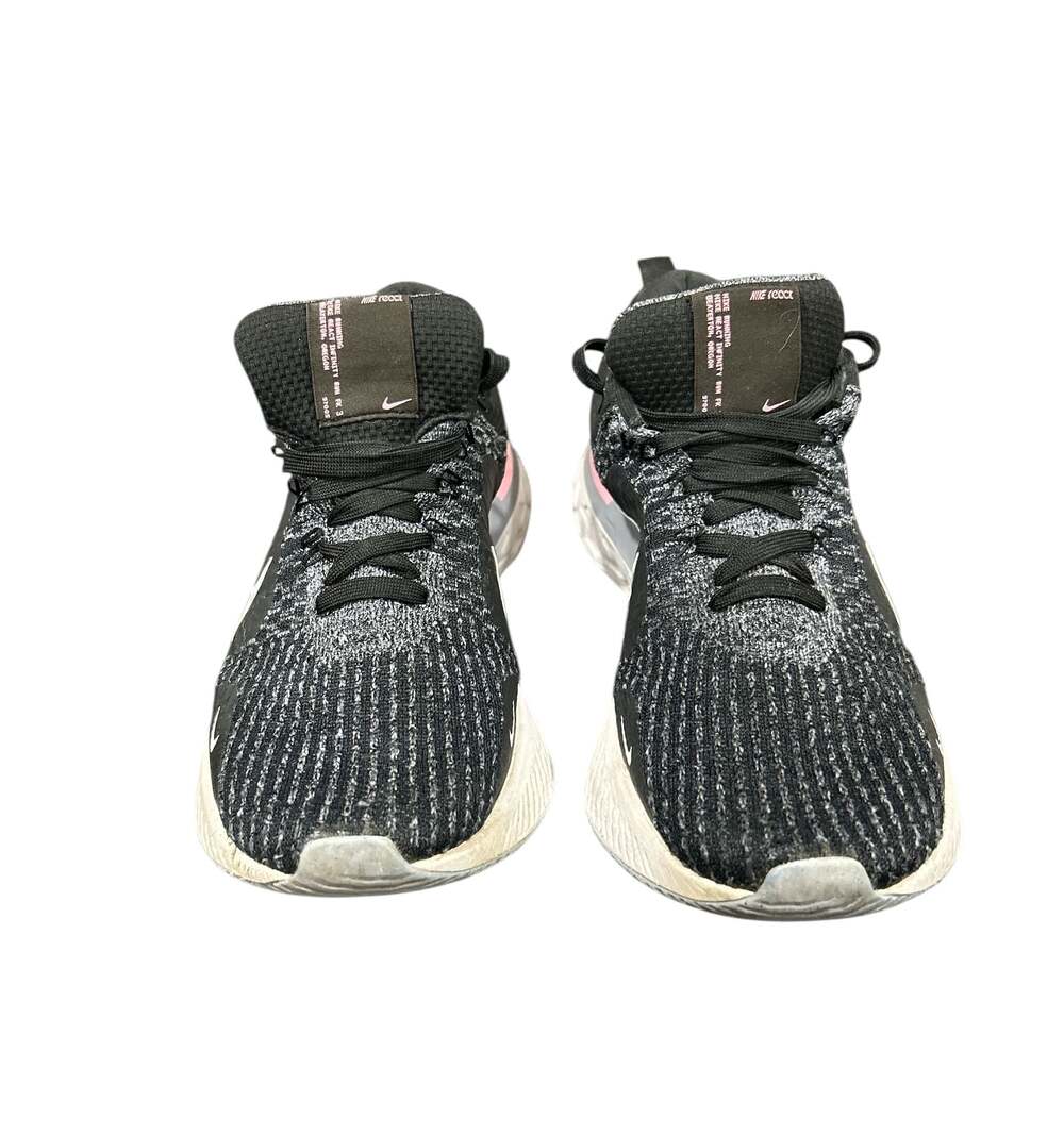 Nike React Infinity Run Flyknit 3 – Black/White/Pink Men’s Size 10